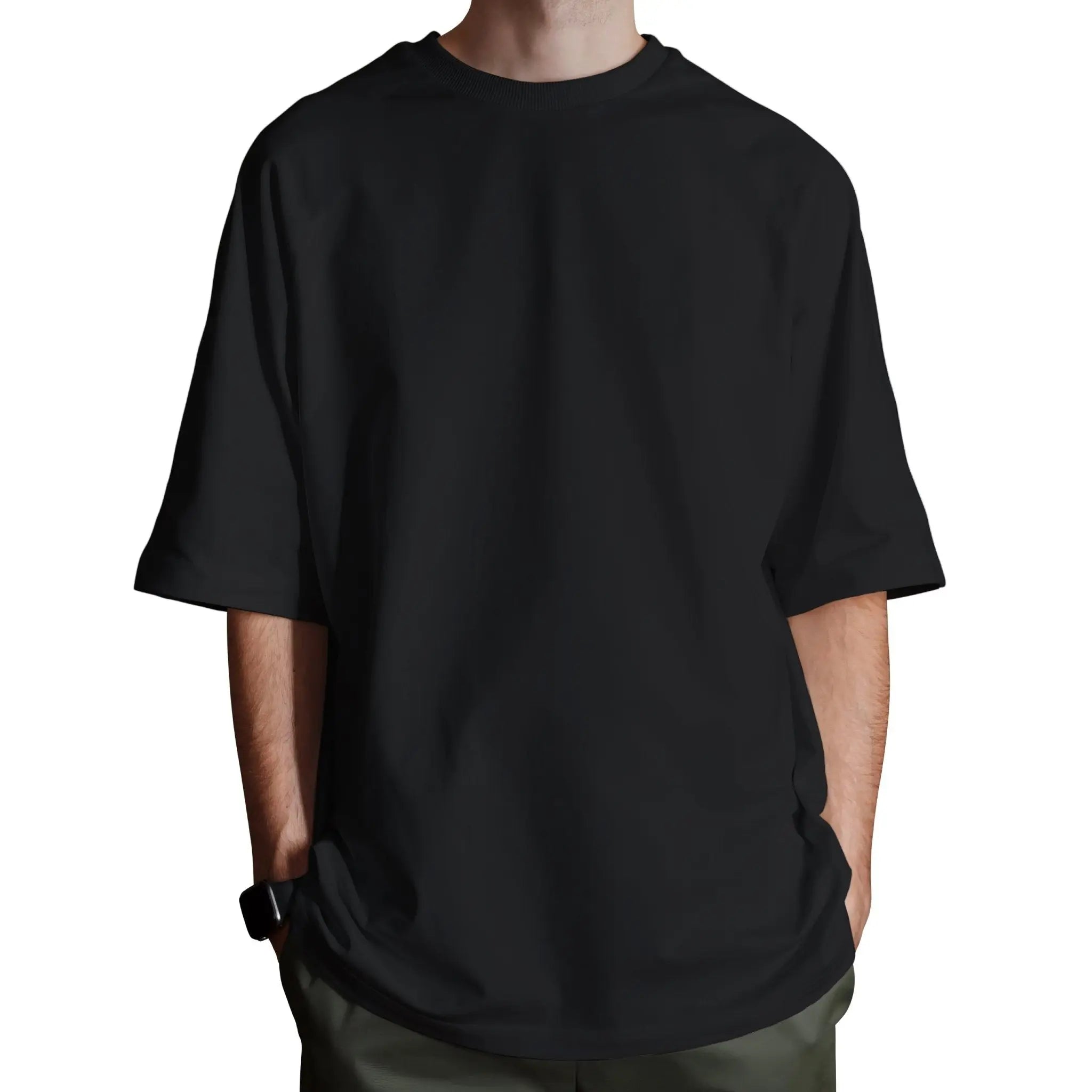 Plain Black Oversized T-Shirt