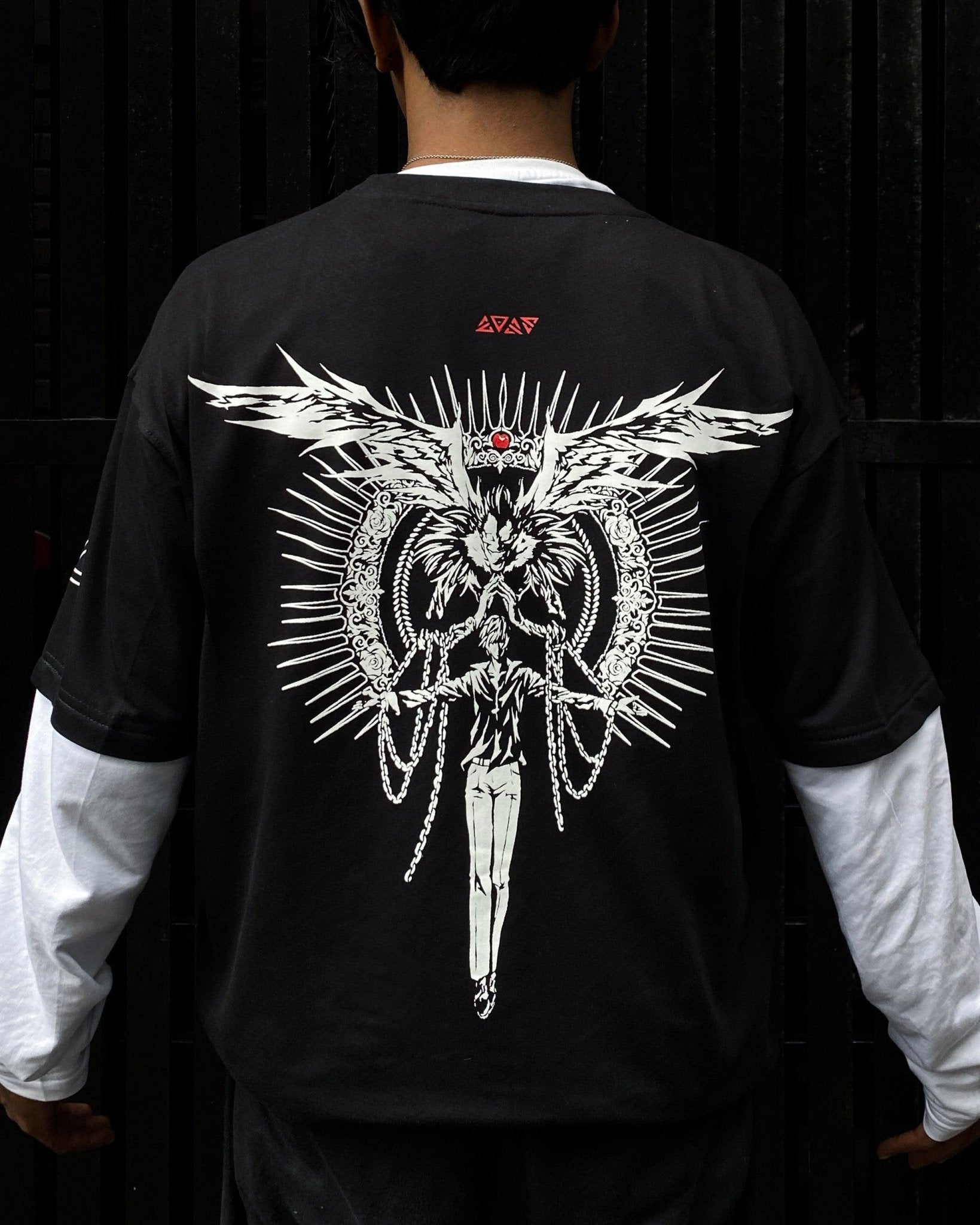Light Yagami Death Note Oversized Doctor Sleeves T-Shirt