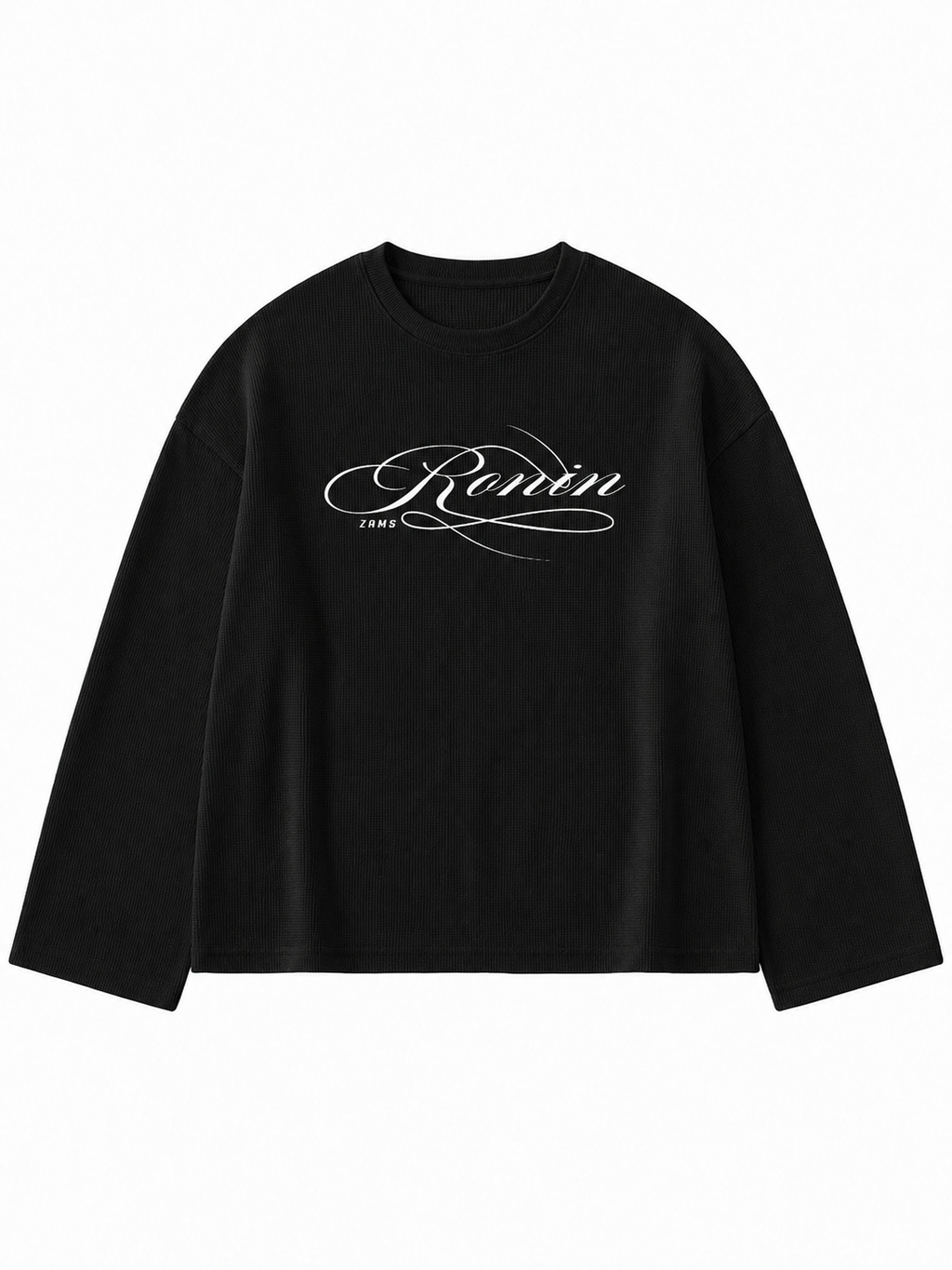Roronoa Zoro Three Sword Style Waffle Crop Full Sleeve T-Shirt