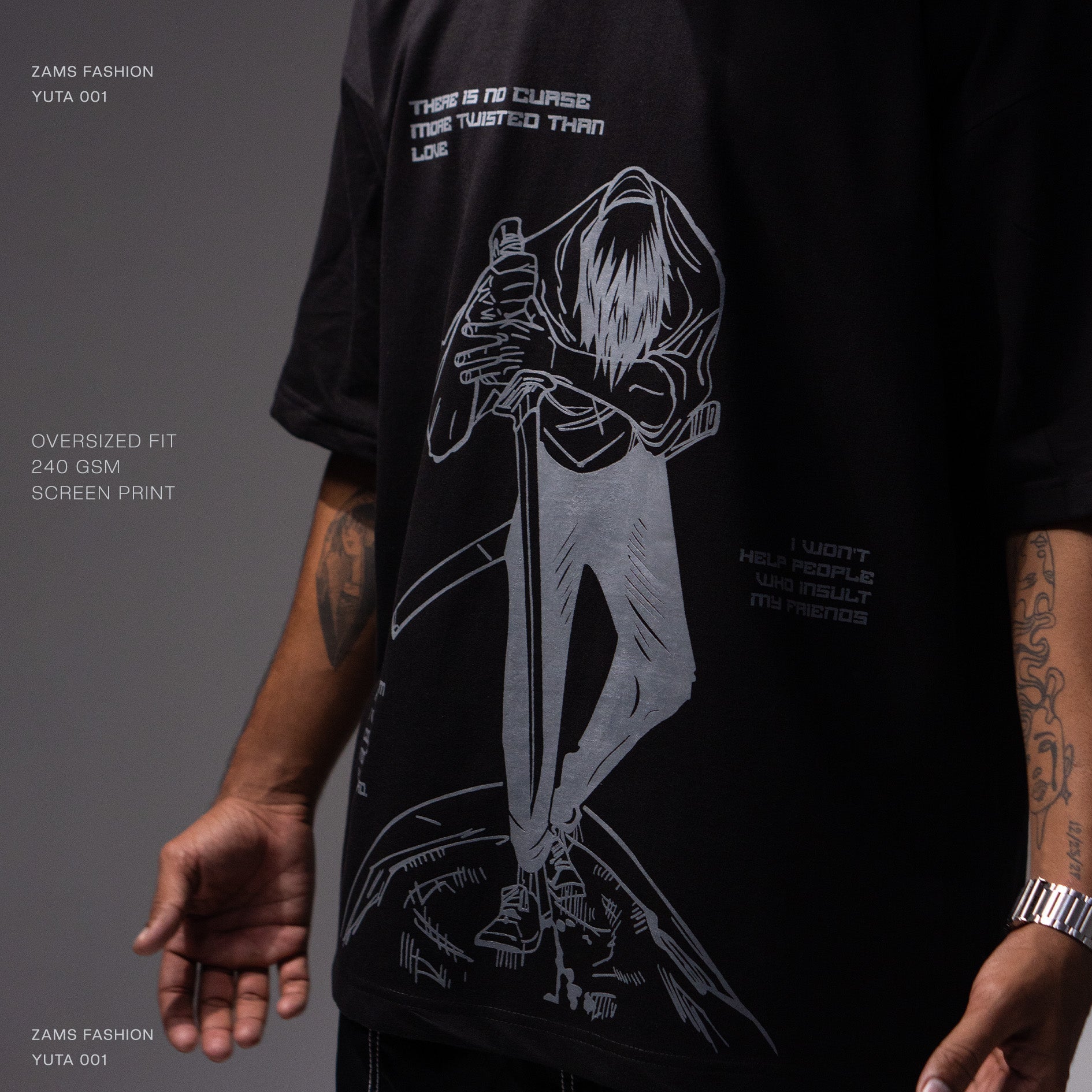 Yuta 001/ JJK / Oversized T-Shirt ZAMS