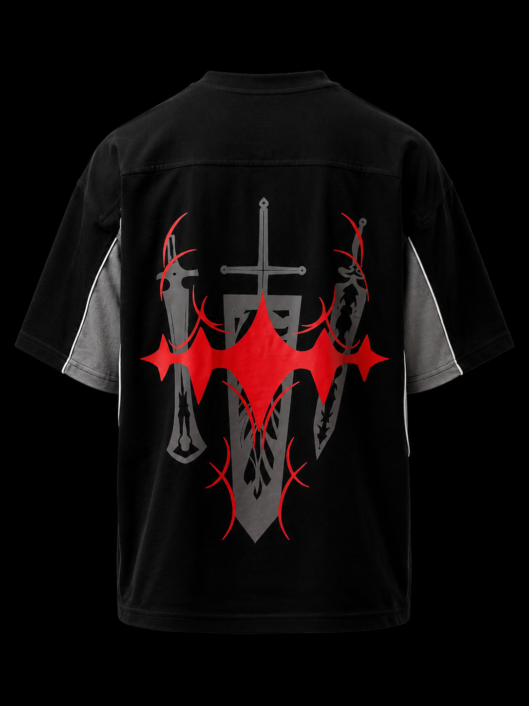ASTA 002 / BLACK CLOVER / JERSEY PATTERN / OVERSIZED T-SHIRT