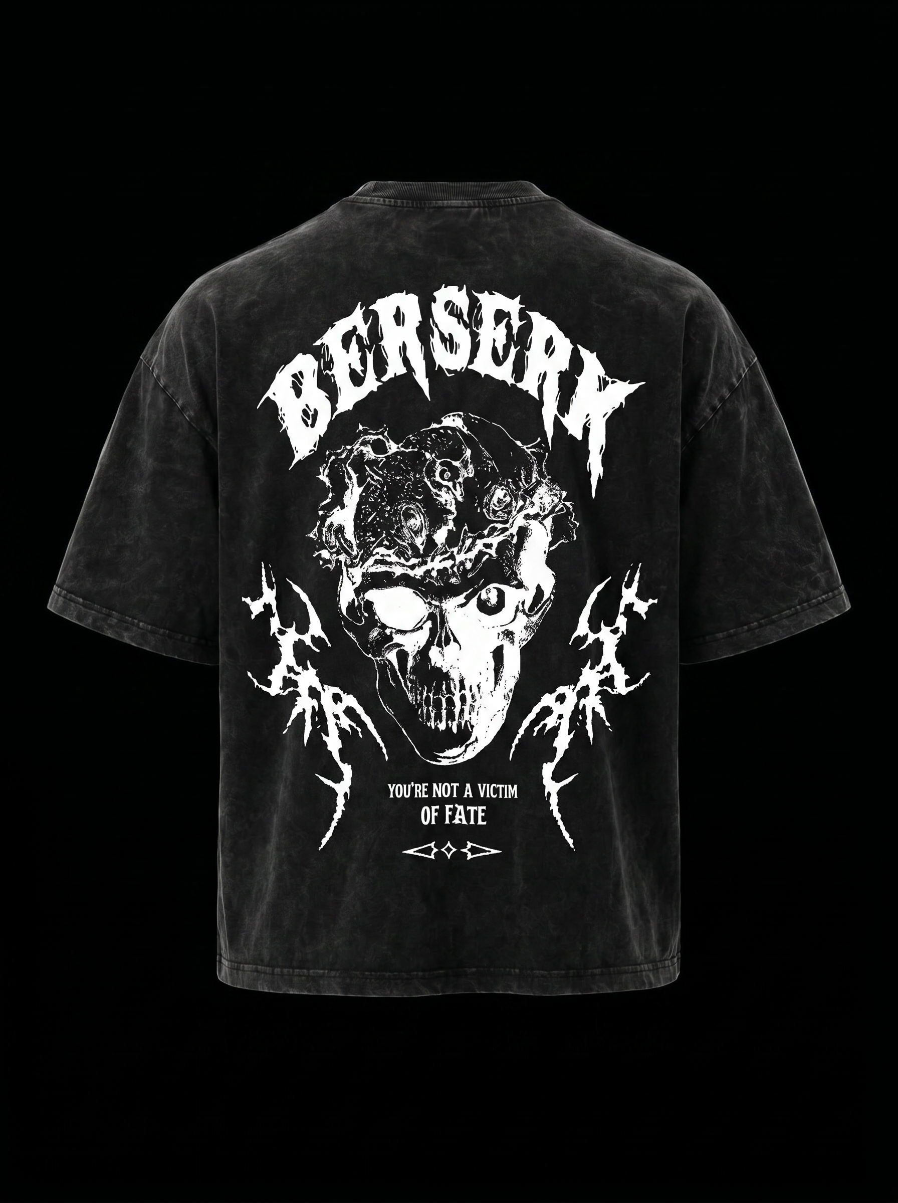 Berserk: Victim Of The Fate / Stone Wash / Oversized T-shirt