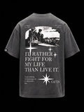 Berserk / Vintage Charcoal Gray / Oversized T-Shirt