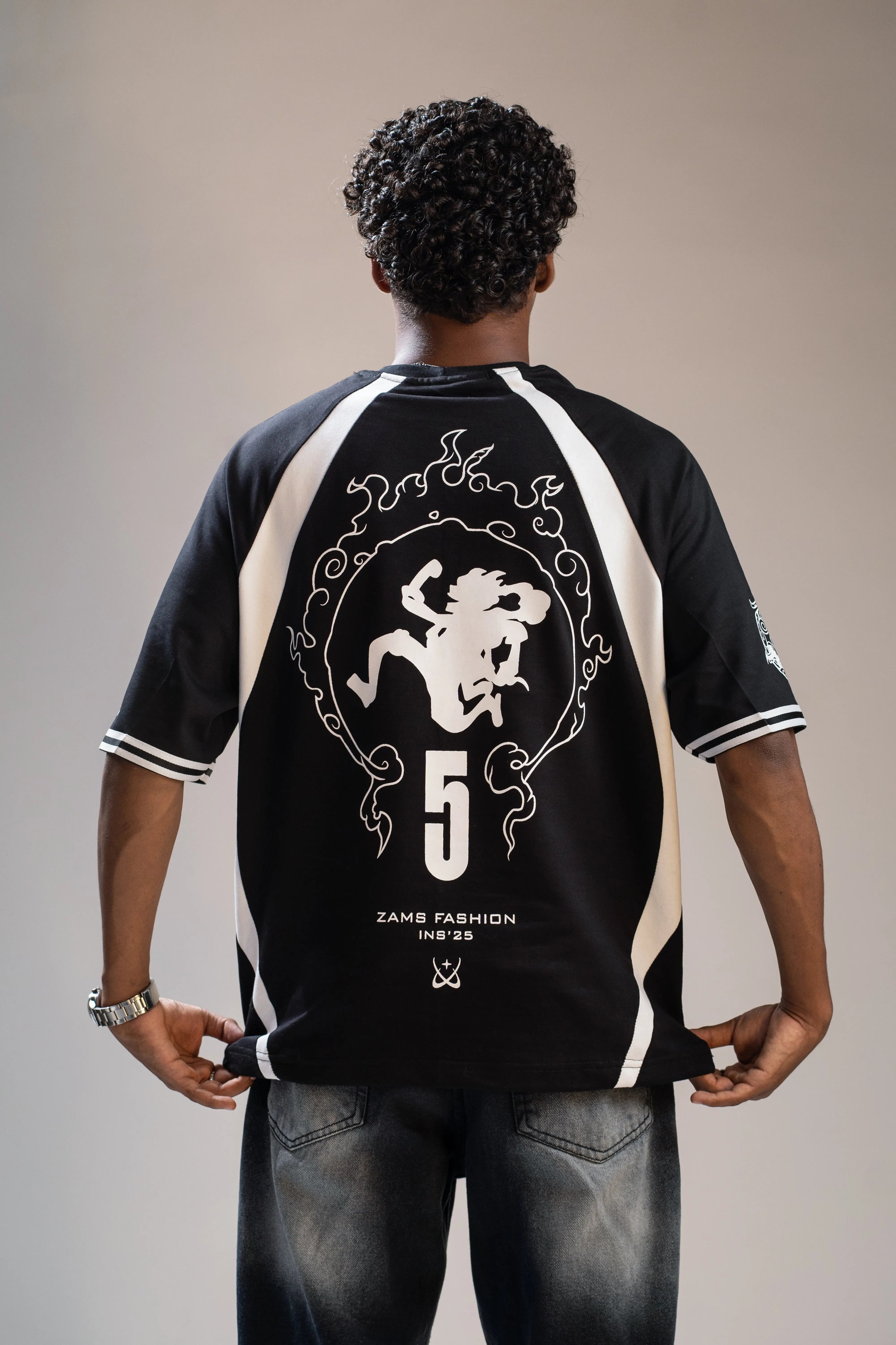 Luffy Gear 5 V2 Oversized T Shirt – Zams Fashion
