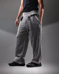 Zams Grey Baggy Fit Tech Sweatpant 002 ZAMS