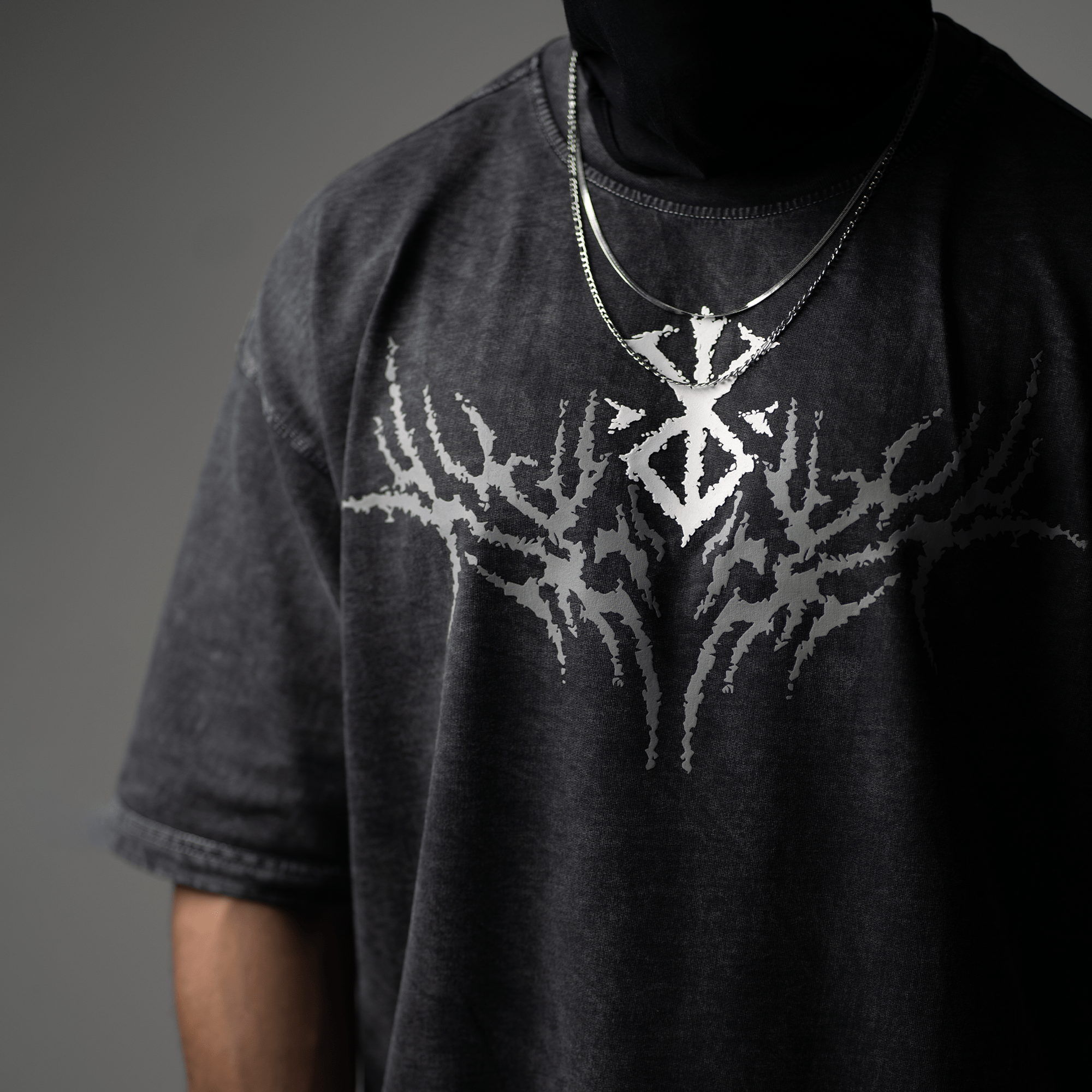 Berserk: Victim Of The Fate / Stone Wash / Oversized T-shirt ZAMS