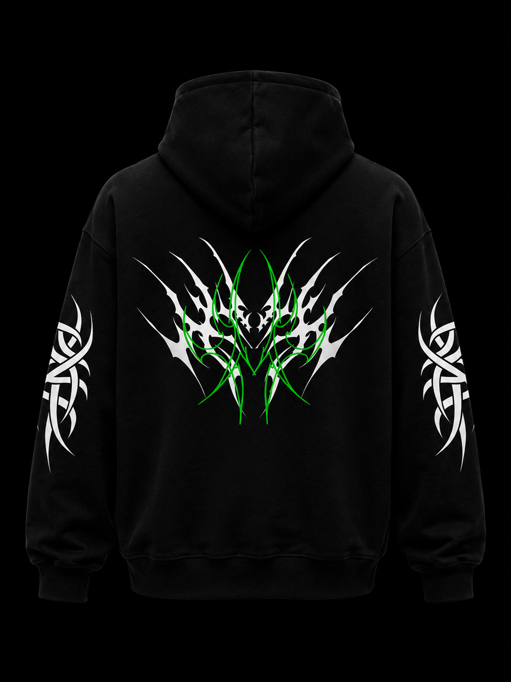 Gothic Tattoo / Oversized Hoodie