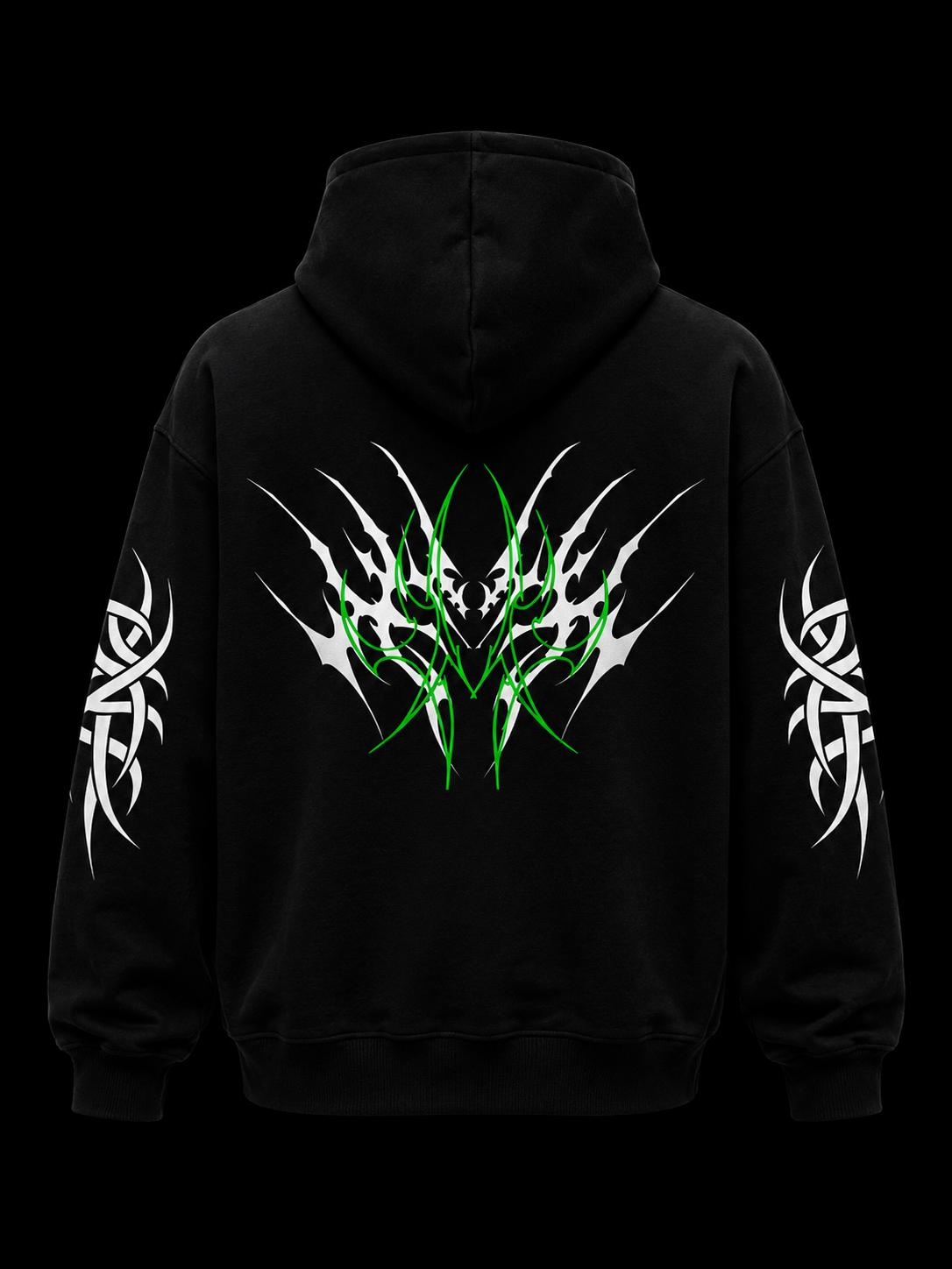 Gothic Tattoo / Oversized Hoodie