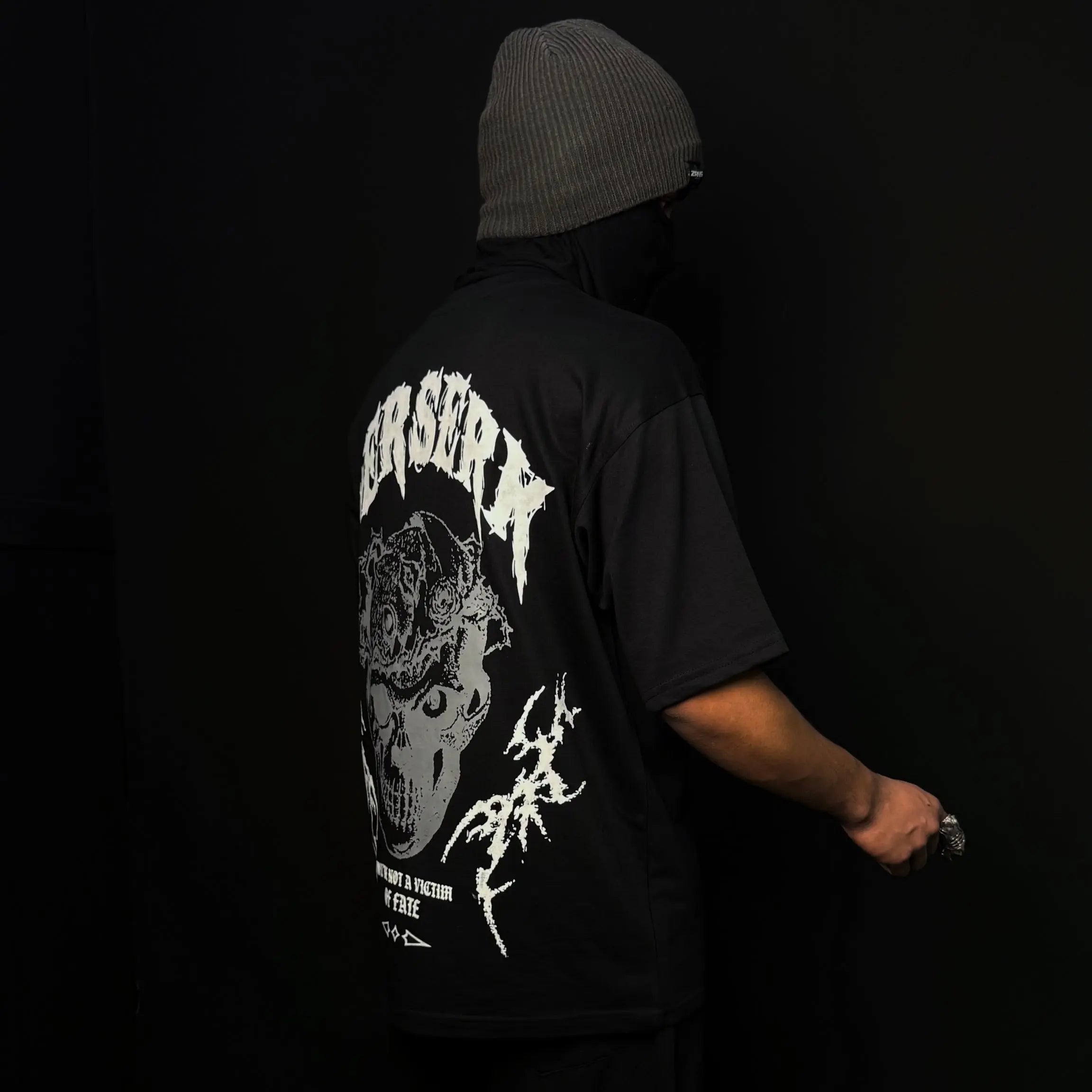 Berserk Victim of Fate Black Oversized T-shirt ZAMS