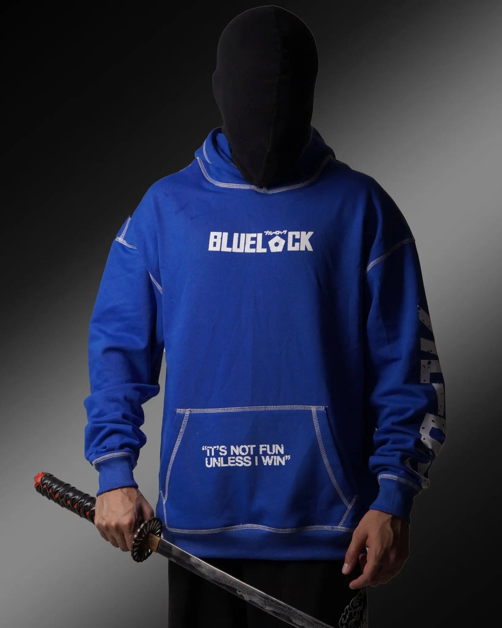 Blue Lock / Drop Shoulders / Oversized Hoodie – Zams Fashion