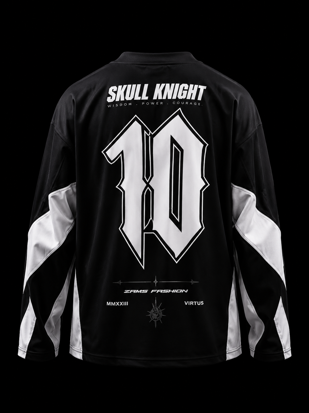 SKULL KNIGHT / BERSERK / OVERSIZED RAGLAN FULL SLEEVES T-SHIRT