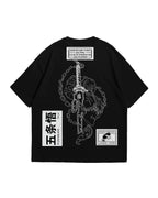 Toji 002 / JJK / Patched Oversized T-Shirt ZAMS