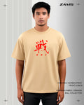 Goku/Beige/DBZ/Oversized T-shirt ZAMS