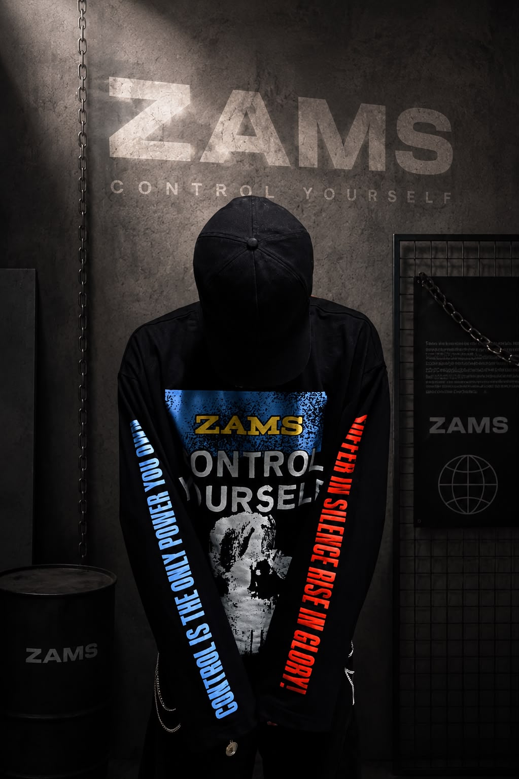 Control Yourself Boxy Fit Long Sleeve T-Shirt