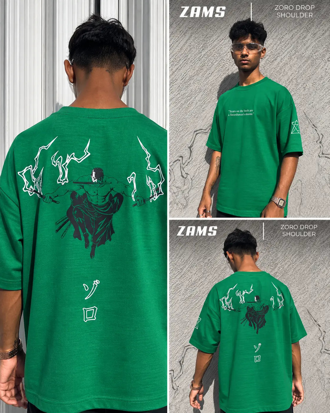 Zoro / King of Hell / Oversized T-Shirt