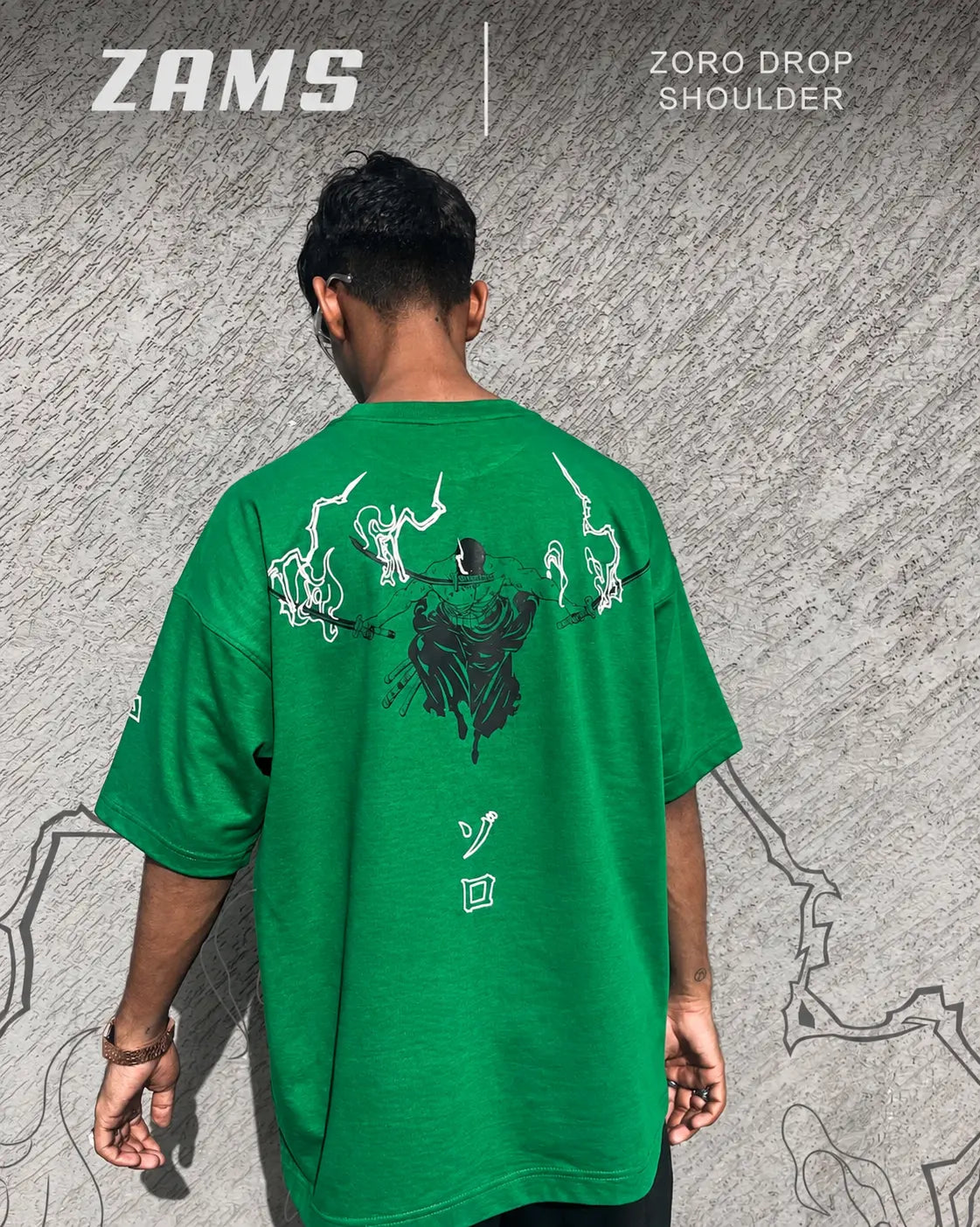 Zoro / King of Hell / Oversized T-Shirt