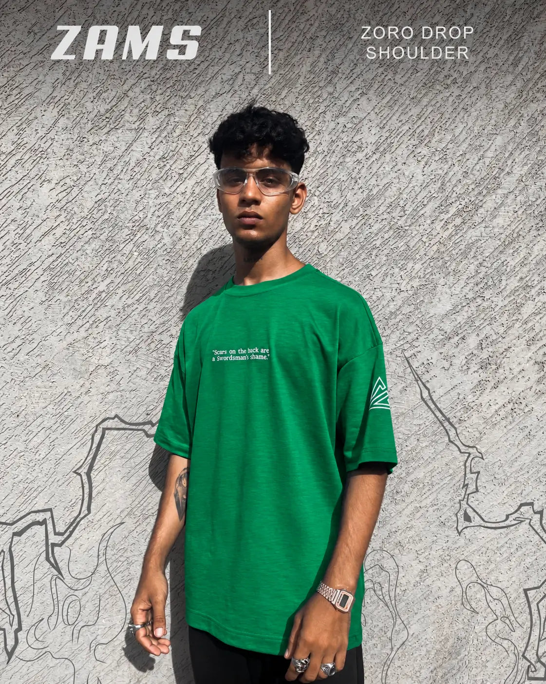 Zoro / King of Hell / Oversized T-Shirt