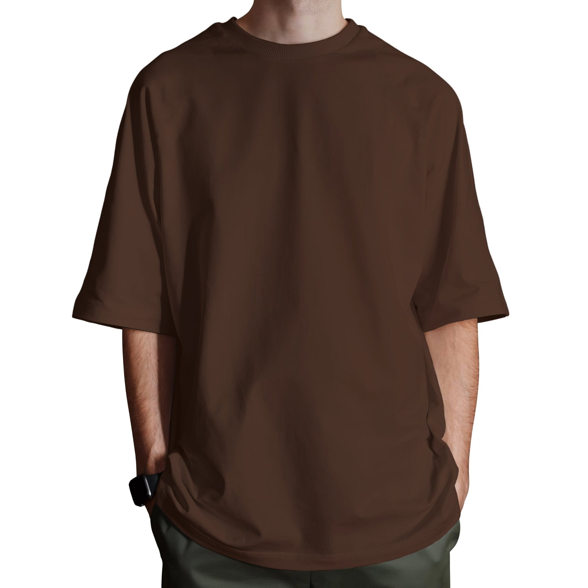 Plain Brown / Oversized T-Shirt