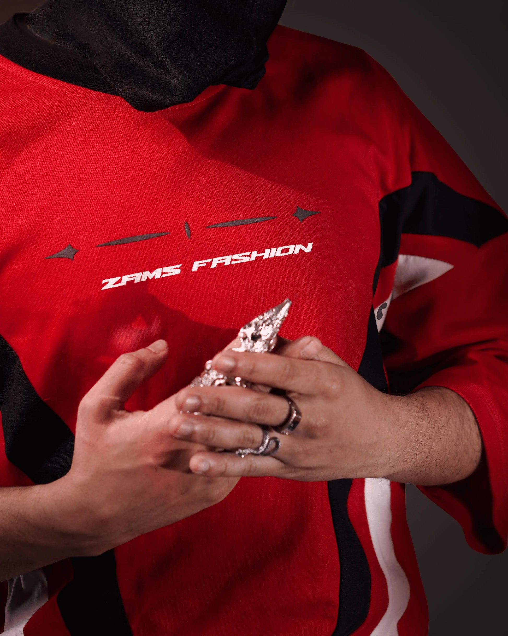 (Copy) ASTA 002 / BLACK CLOVER / JERSEY PATTERN / OVERSIZED T-SHIRT ZAMS