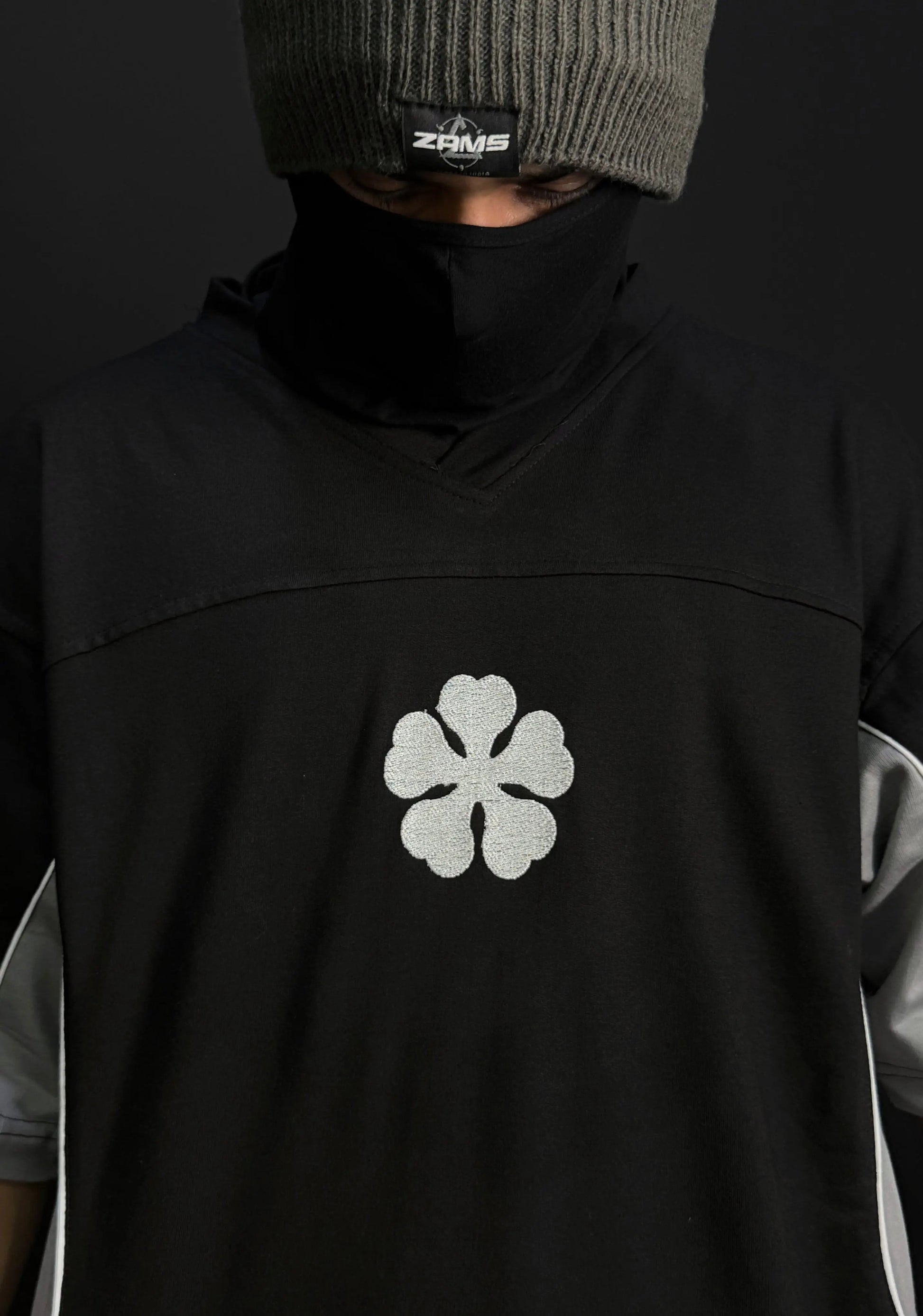 ASTA 002 / BLACK CLOVER / JERSEY PATTERN / OVERSIZED T-SHIRT ZAMS