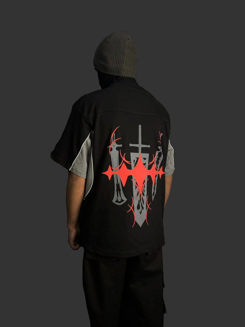 ASTA 002 / BLACK CLOVER / JERSEY PATTERN / OVERSIZED T-SHIRT ZAMS