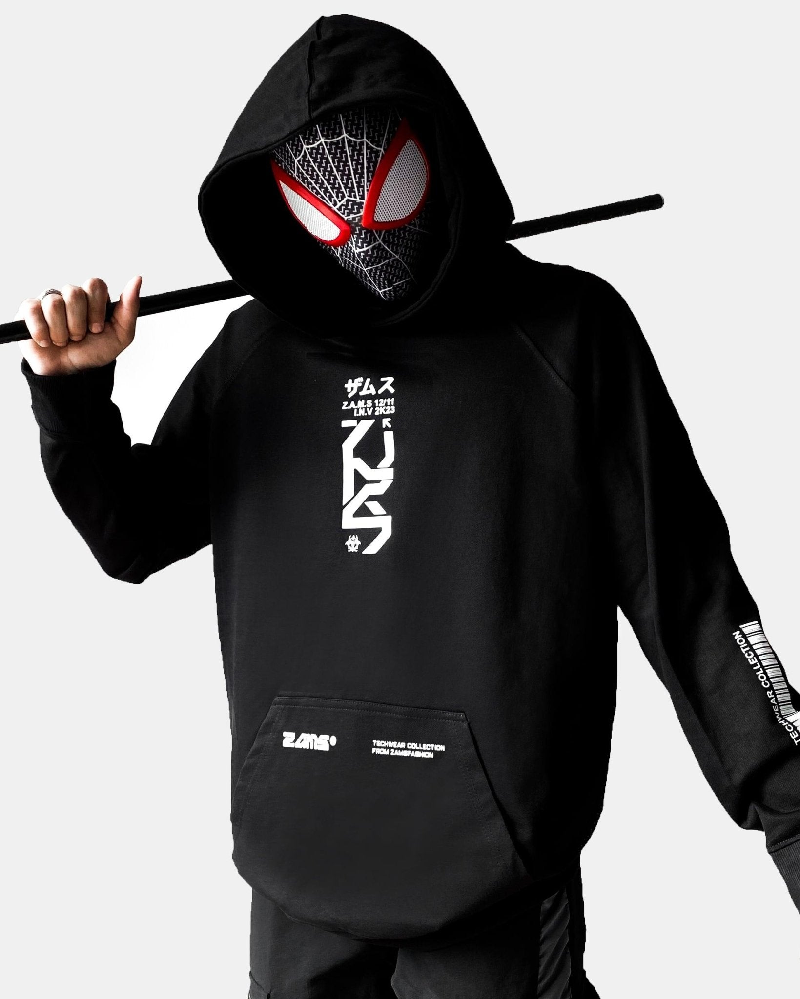 Techwear 01 / Oversized Hoodie – Zams Fashion Techwear 01 / Oversized Hoodie – Zams Fashion